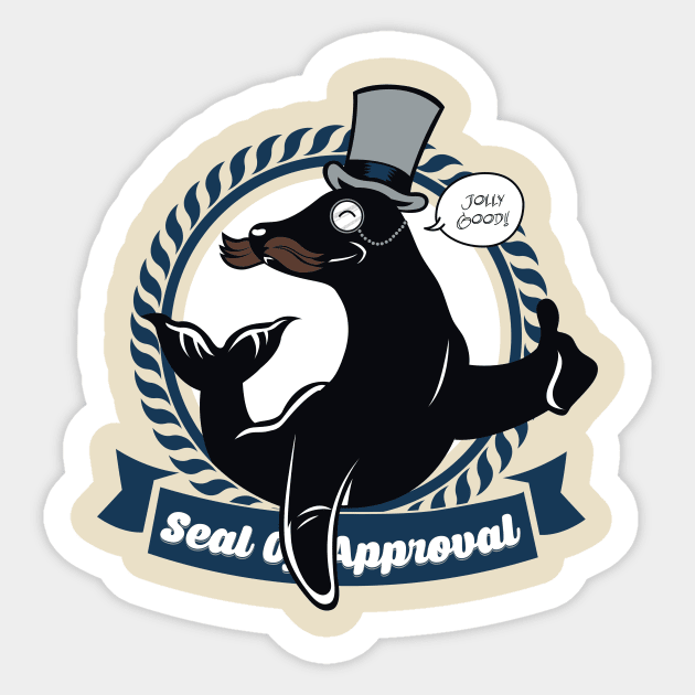 Seal Of Approval Sticker by devilchimp